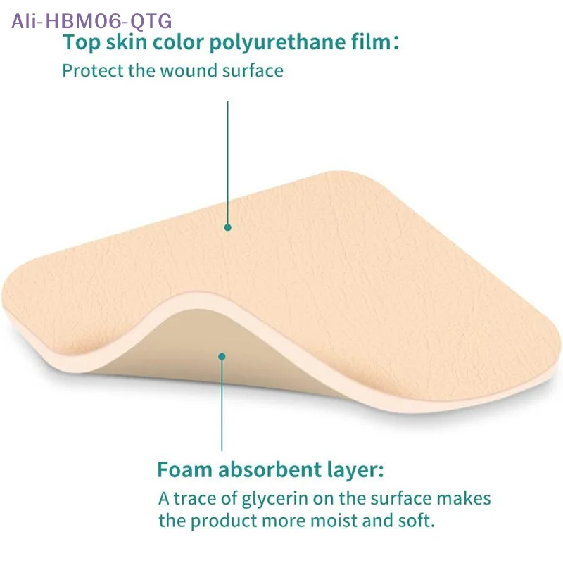 New 1PC Borderless Foam Dressing Waterproof And High Absorbency Square Shaped Wound Care Bandage Silicone Foam Pad For First Aid
New 1PC Borderless Foam Dressing Waterproof And High Absorbency Square Shaped Wound Care Bandage Silicone Foam Pad For First Aid