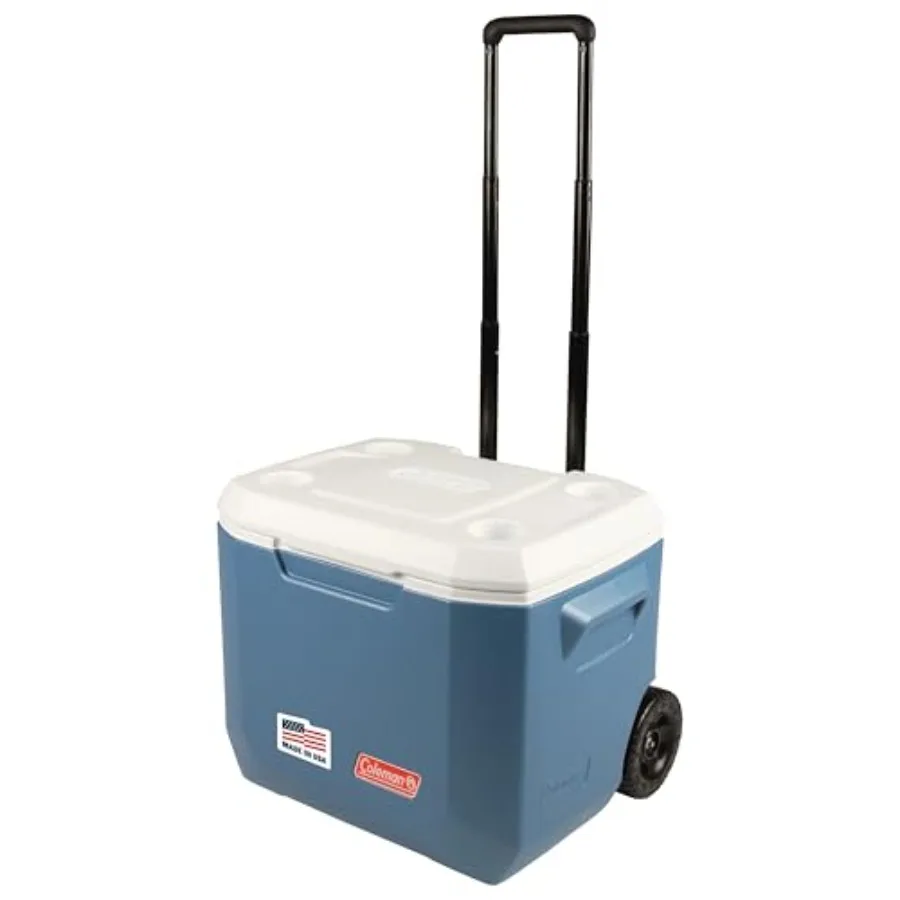 Xtreme 50qt Rolling Cooler with Wheels Extra-Walled Insulation Keeps Ice up to 5 Days Portable Wheeled Hard Chiller
Xtreme 50qt Rolling Cooler with Wheels Extra-Walled Insulation Keeps Ice up to 5 Days Portable Wheeled Hard Chiller
