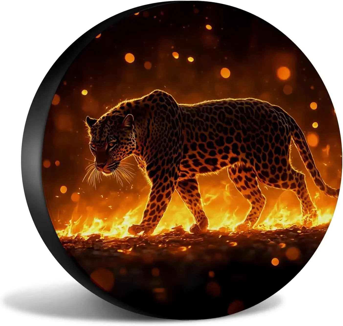 Spare Tire Cover Leopard Tire Cover 17 Inch for Trailer SUV RV Camper Waterproof Wheel Protectors (for Wheel Car Accessories
Spare Tire Cover Leopard Tire Cover 17 Inch for Trailer SUV RV Camper Waterproof Wheel Protectors (for Wheel Car Accessories