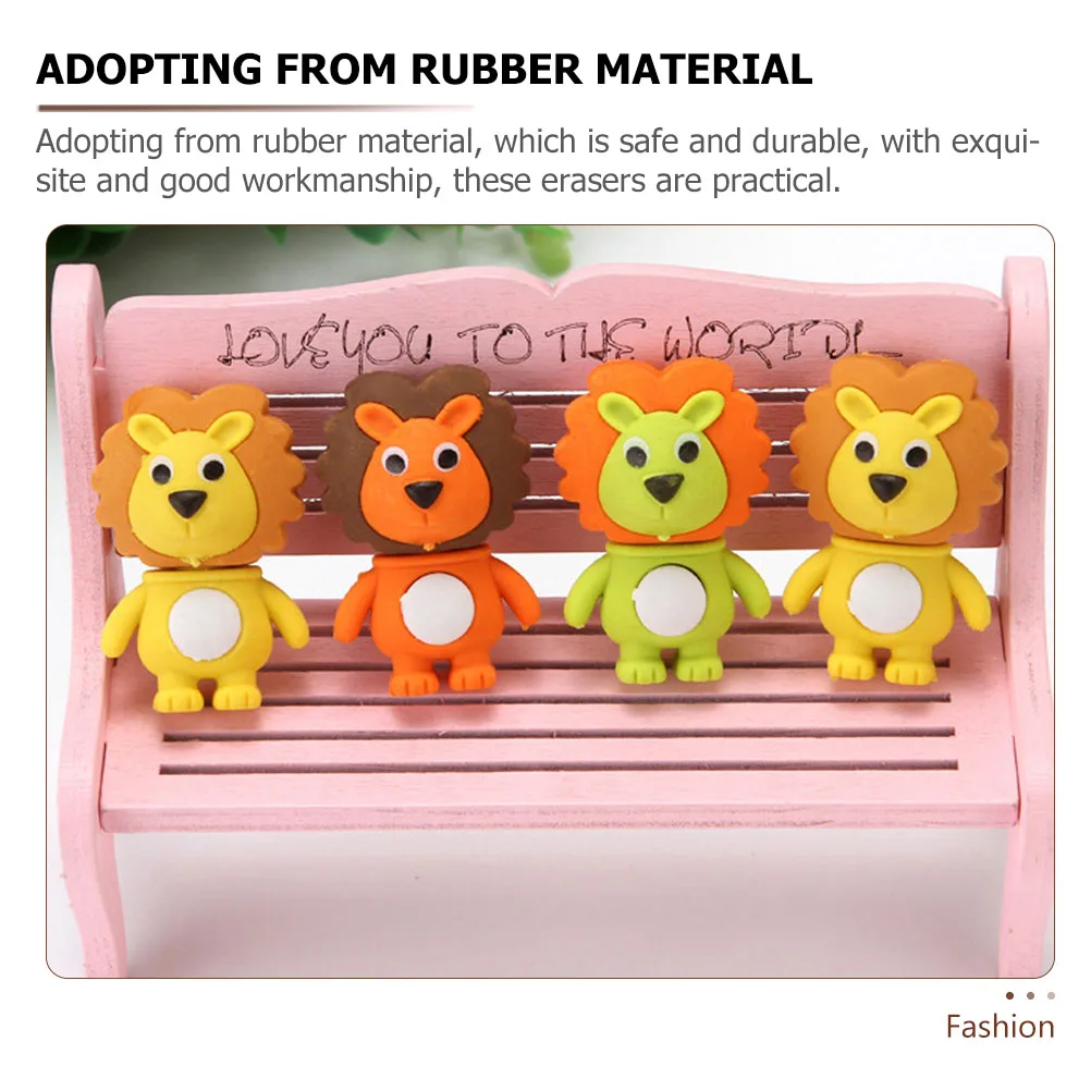 48pcs Adorable Lion Shaped Cute Cartoon Animal Bulk Mini Erasers For Drawing Rubber Erasers Home Office Party Crafts
48pcs Adorable Lion Shaped Cute Cartoon Animal Bulk Mini Erasers For Drawing Rubber Erasers Home Office Party Crafts