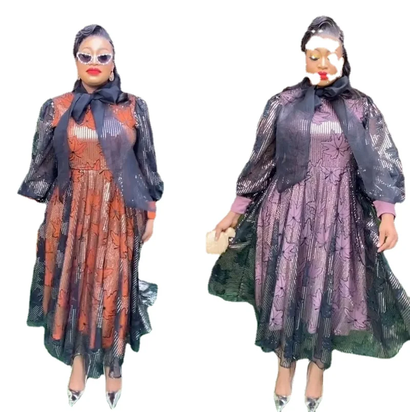 African Wedding Party Dresses for Women 2024 Spring Long Sleeve Print Sequin Evening Long Maxi Dress Dashiki Africa Clothing 3XL
African Wedding Party Dresses for Women 2024 Spring Long Sleeve Print Sequin Evening Long Maxi Dress Dashiki Africa Clothing 3XL