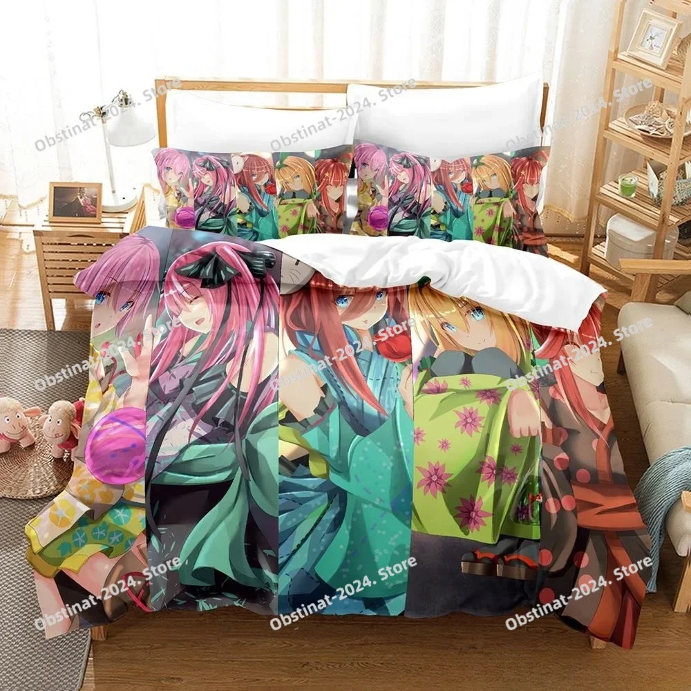The Quintessential Quintuplets Bedding Set Printed Bed Set Duvet Cover Sheet Pillowcase Soft Quilt Cover Full Queen King Size
The Quintessential Quintuplets Bedding Set Printed Bed Set Duvet Cover Sheet Pillowcase Soft Quilt Cover Full Queen King Size