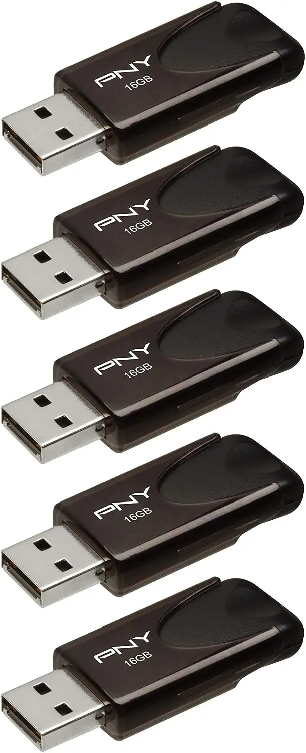 16GB USB 2.0 Flash Drive 5-Pack - Portable & Durable Storage Solution
16GB USB 2.0 Flash Drive 5-Pack - Portable & Durable Storage Solution