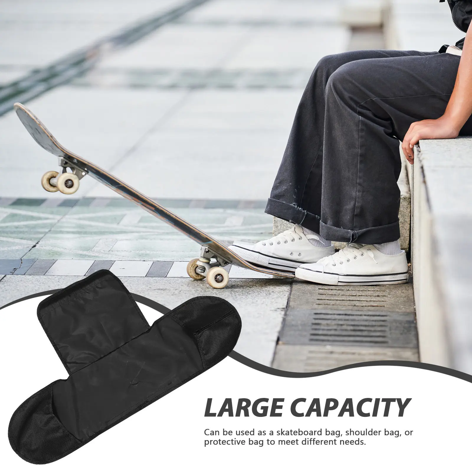 Skateboard Sling Bag Single Shoulder Breathable Mesh Large Capacity Skateboard Carry Bag Outdoor Sports Backpack
Skateboard Sling Bag Single Shoulder Breathable Mesh Large Capacity Skateboard Carry Bag Outdoor Sports Backpack