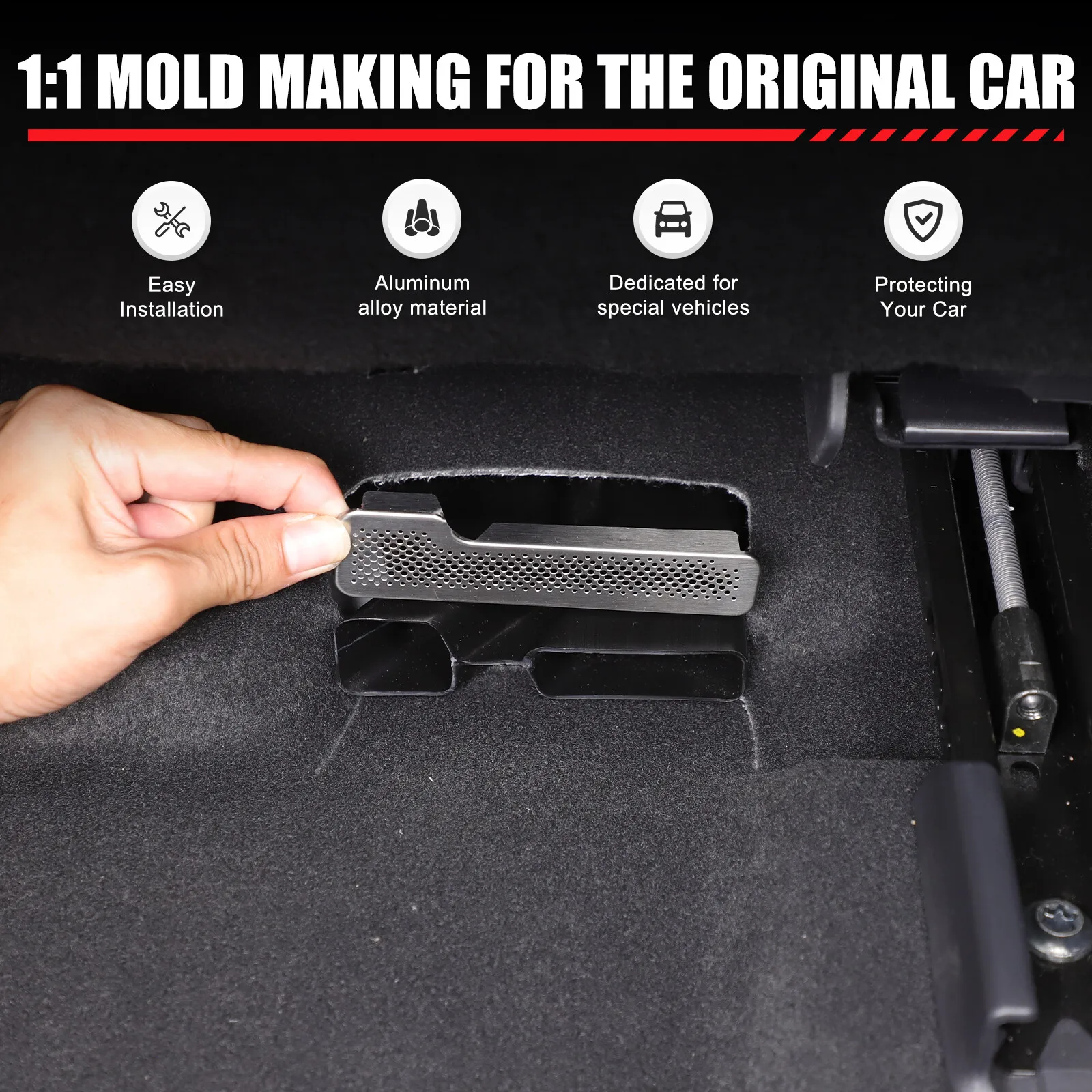 2PCS Seat Under Floor Air Conditioning AC Outlet Vent Dust Cover Accessories For Toyota Land Cruiser 250 Prado LC250 2024 2025
2PCS Seat Under Floor Air Conditioning AC Outlet Vent Dust Cover Accessories For Toyota Land Cruiser 250 Prado LC250 2024 2025