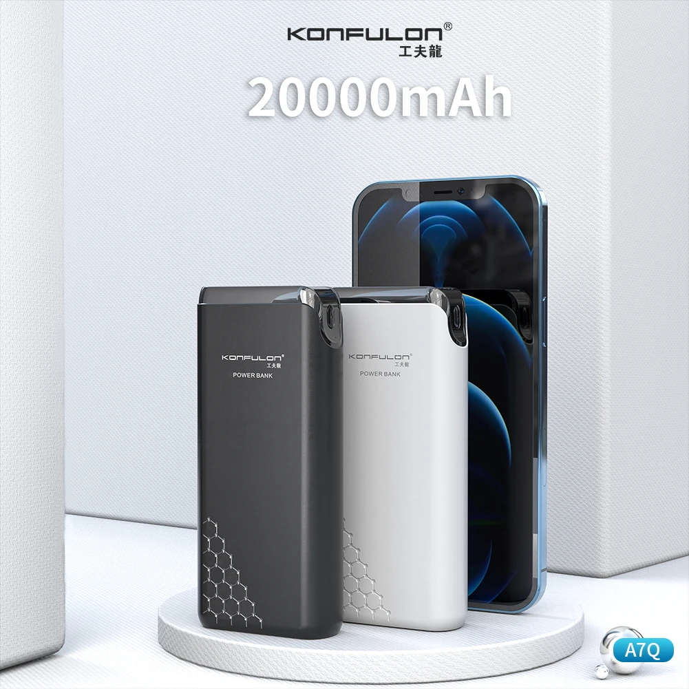 KONFULON Power Bank Portable 20000mAh 22.5W Fast Charger Large Capacity External Auxiliary Battery Powerbank for iPhone 12 13 14
KONFULON Power Bank Portable 20000mAh 22.5W Fast Charger Large Capacity External Auxiliary Battery Powerbank for iPhone 12 13 14
