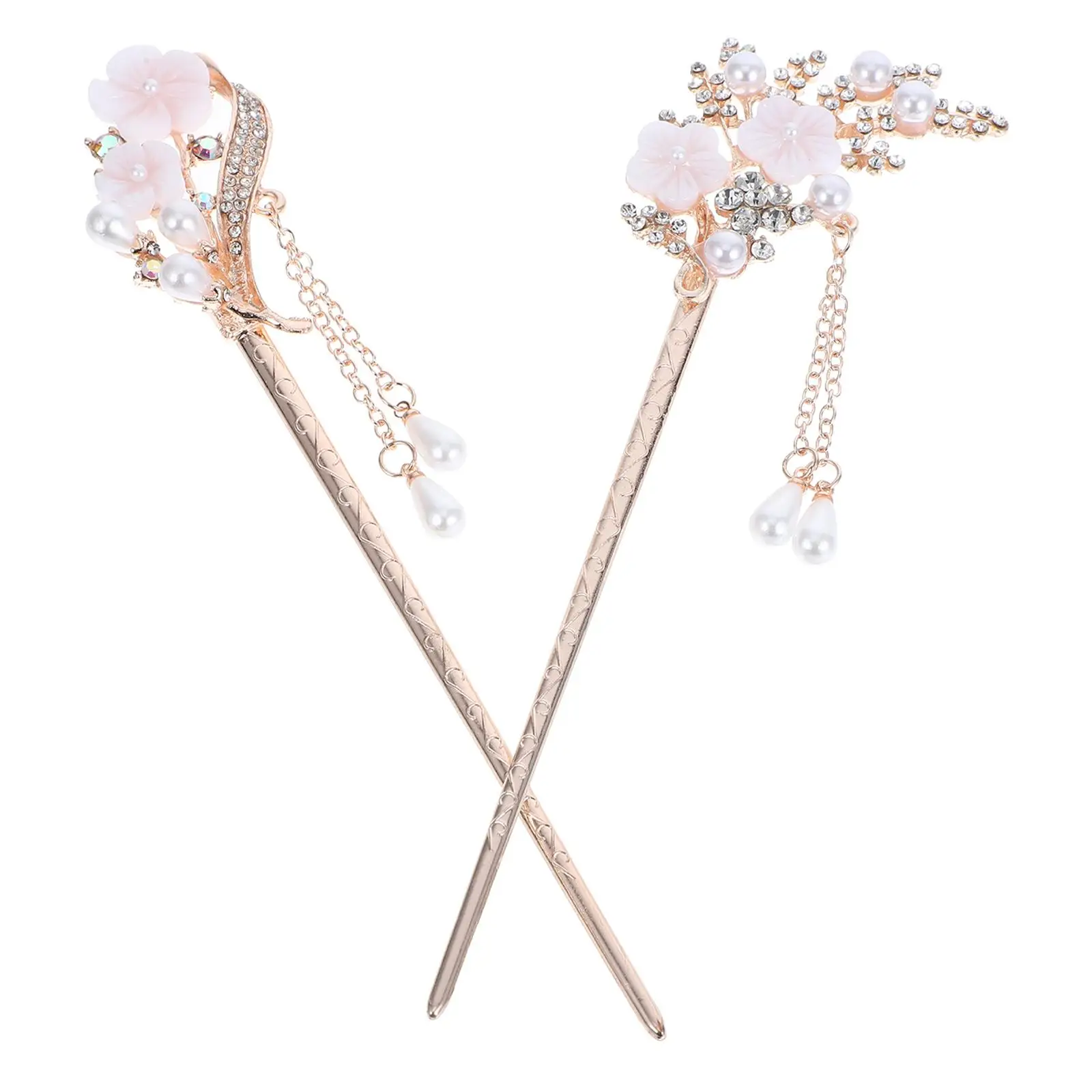 2 Pcs Vintage Accessories Retro Flower Hair Sticks Gold Color Chinese Style Hairpin Women Party Photoshoot Performance Hair Care
2 Pcs Vintage Accessories Retro Flower Hair Sticks Gold Color Chinese Style Hairpin Women Party Photoshoot Performance Hair Care