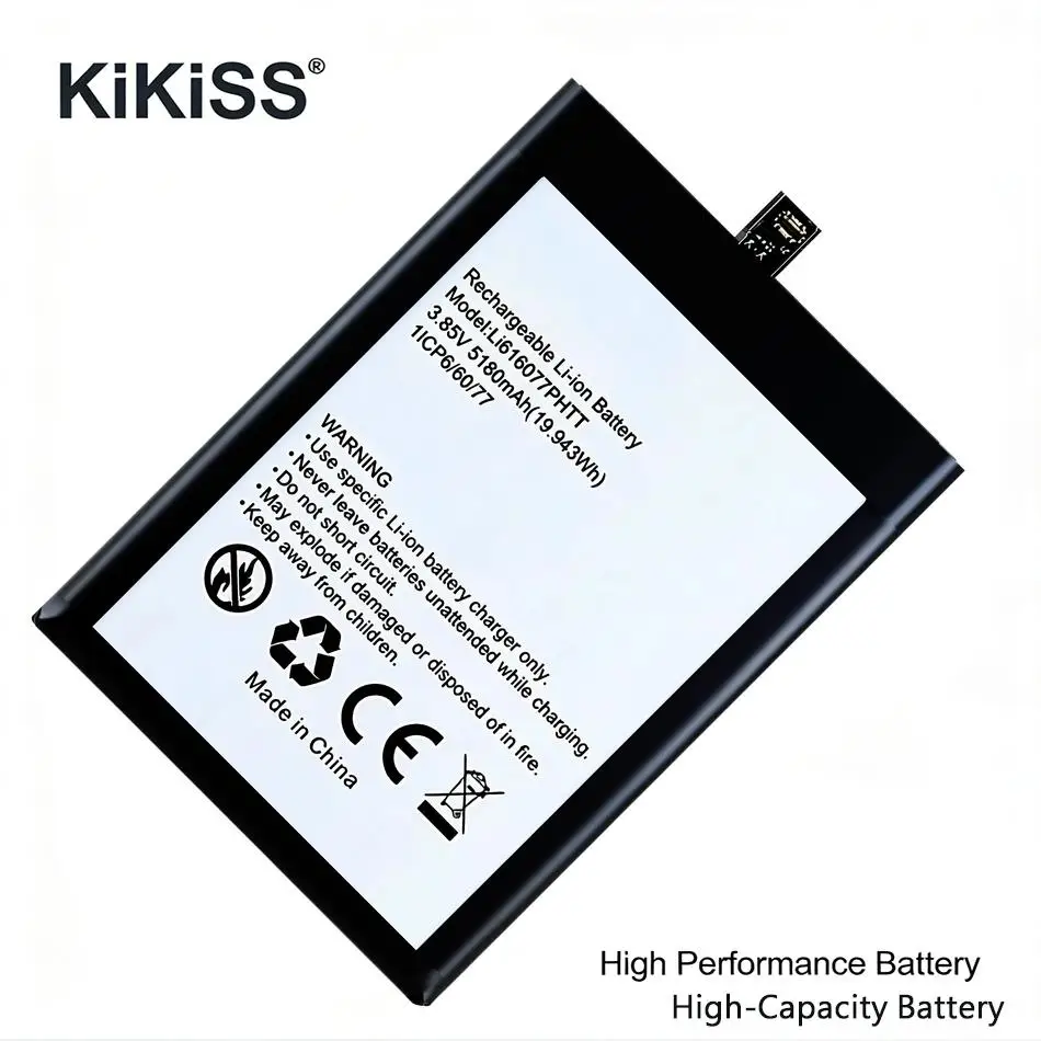 Экологичная батарея для мобильного телефона Blackview BV5200 Li616077phtt, 5180 мАч
Экологичная батарея для мобильного телефона Blackview BV5200 Li616077phtt, 5180 мАч