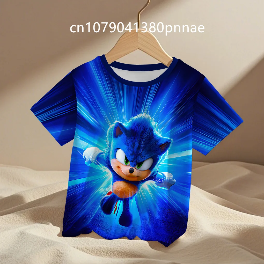 Sonic 3D Men‘s Clothes Summer Children T-shirt Tops Cruel Anime Sonic The Hedgehog Boys T Shirt Kids Clothing Girls Cartoon Game
Sonic 3D Men‘s Clothes Summer Children T-shirt Tops Cruel Anime Sonic The Hedgehog Boys T Shirt Kids Clothing Girls Cartoon Game