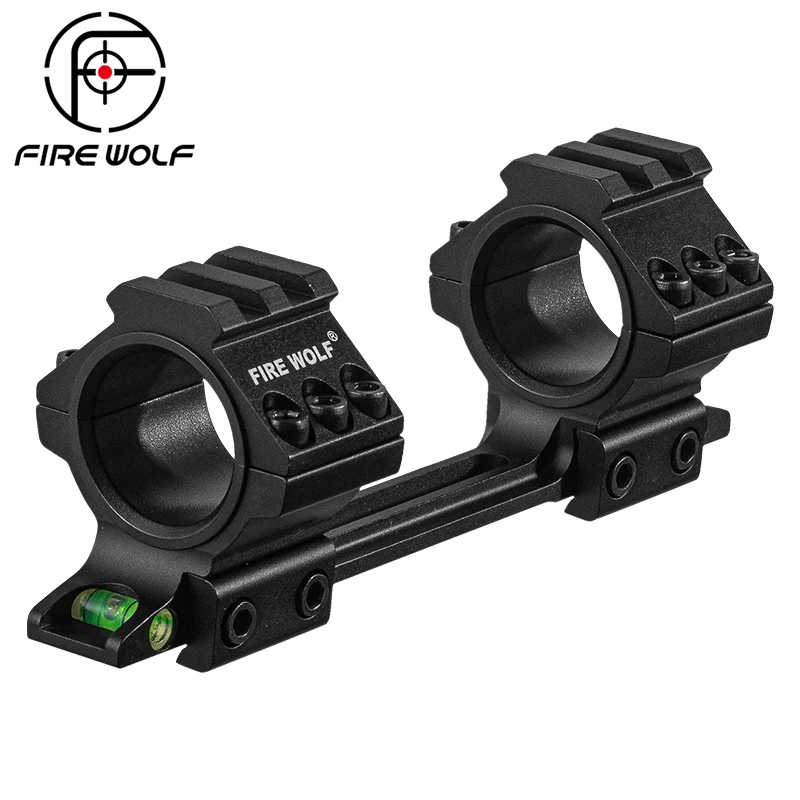 FIRE WOLF Precision 11mm Dovetail 25.4/30mm Scope Rings Anti-Cant Level Low Profile One-Piece Mount
FIRE WOLF Precision 11mm Dovetail 25.4/30mm Scope Rings Anti-Cant Level Low Profile One-Piece Mount
