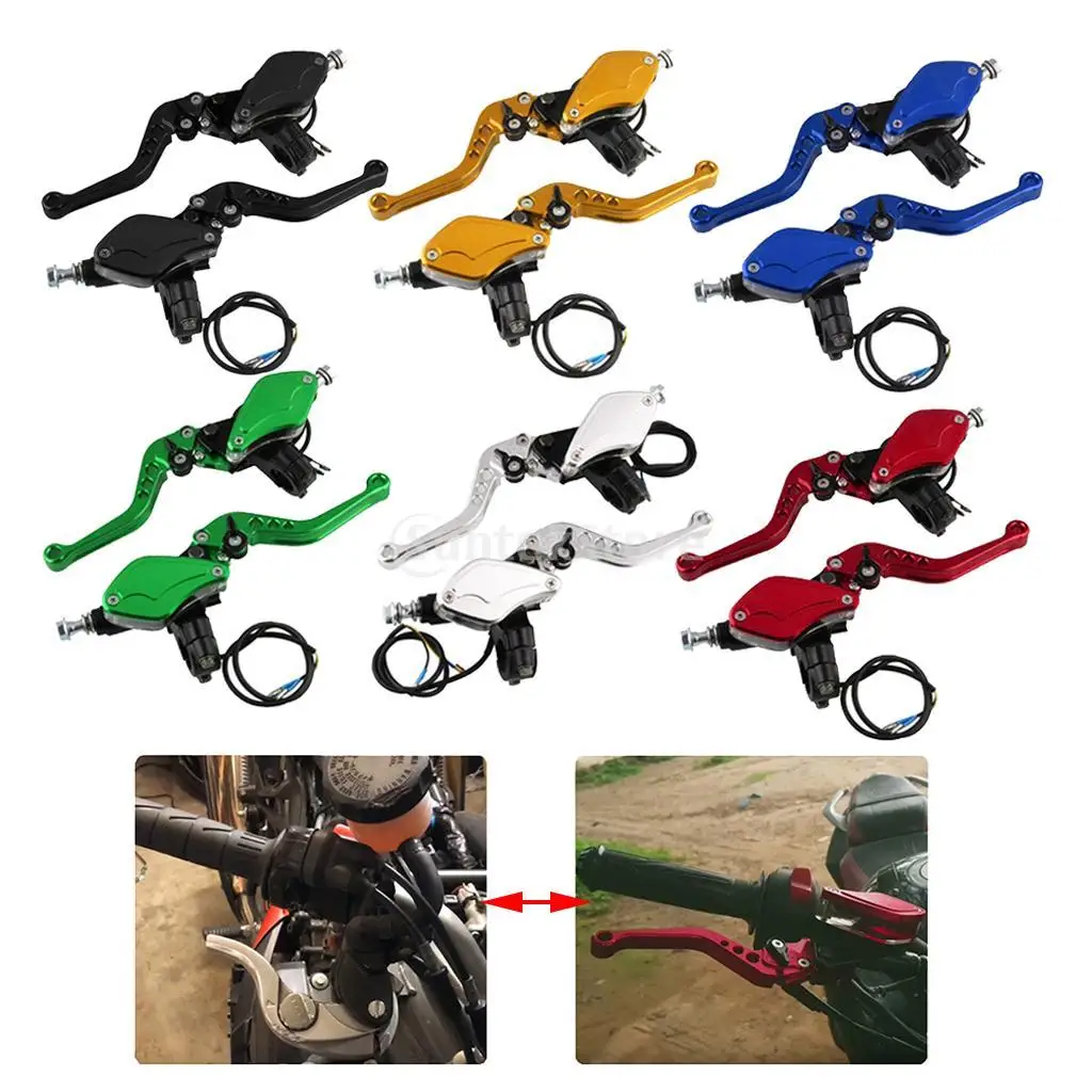 Пара главных рычагов мотоциклетного двойного гидравлического тормозного насоса 22 мм 50cc-300cc
Пара главных рычагов мотоциклетного двойного гидравлического тормозного насоса 22 мм 50cc-300cc