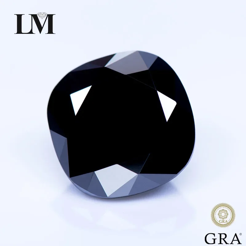 Moissanite Stone Black Natural Color Cushion Cut Lab Grow Diamond for DIY Ring Necklace Earring Material with GRA Certificate
Moissanite Stone Black Natural Color Cushion Cut Lab Grow Diamond for DIY Ring Necklace Earring Material with GRA Certificate