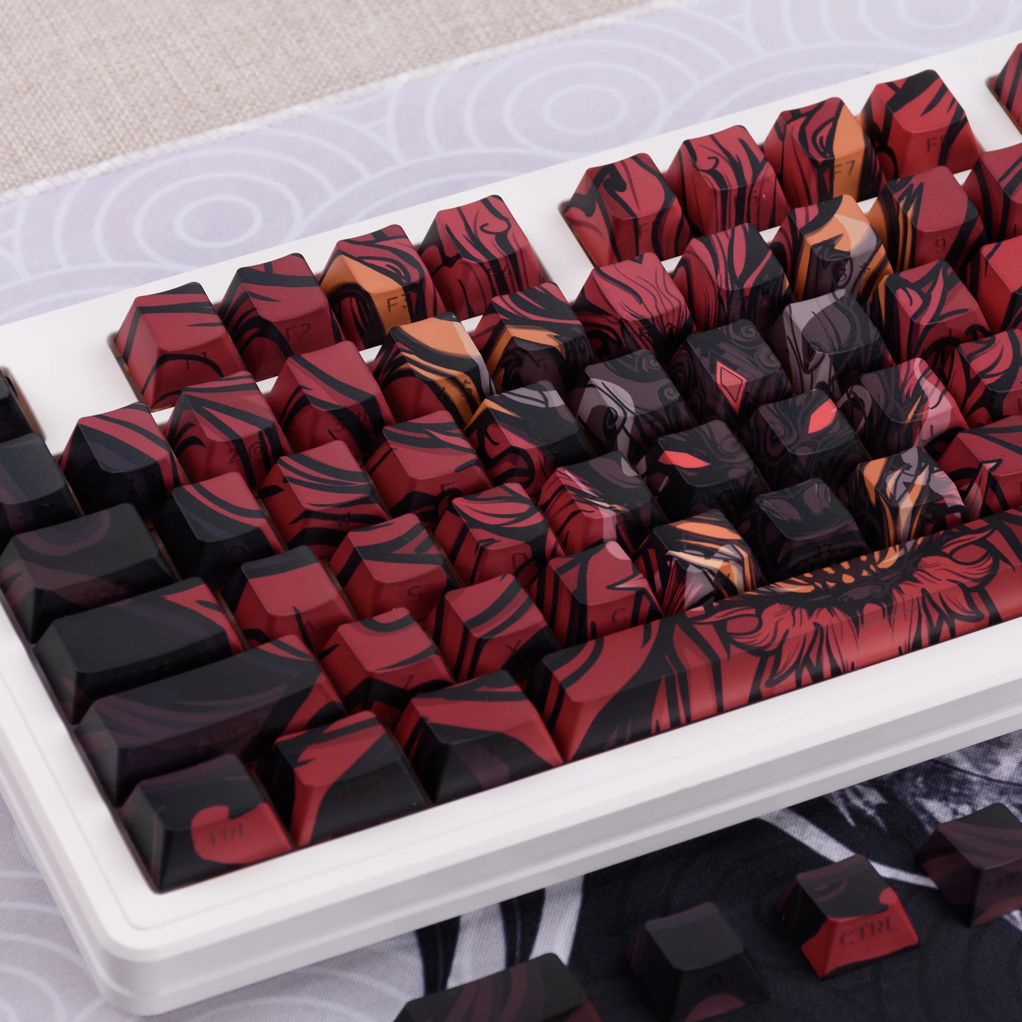 Dragon Keycap Set PBT Sublimation Ergonomics Original Height Pc Gamer Gaming Accessories for Wooting 60he Keyboard Gifts
Dragon Keycap Set PBT Sublimation Ergonomics Original Height Pc Gamer Gaming Accessories for Wooting 60he Keyboard Gifts