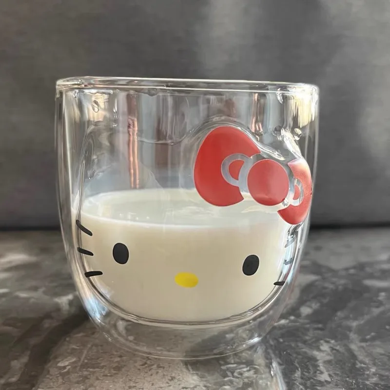 Hello Kitty Double Layer Glass Cup Insulated Milk Fashionable Cartoon Girl Heart Glass Cup Kawaii Women Accessories Wholesale
Hello Kitty Double Layer Glass Cup Insulated Milk Fashionable Cartoon Girl Heart Glass Cup Kawaii Women Accessories Wholesale
