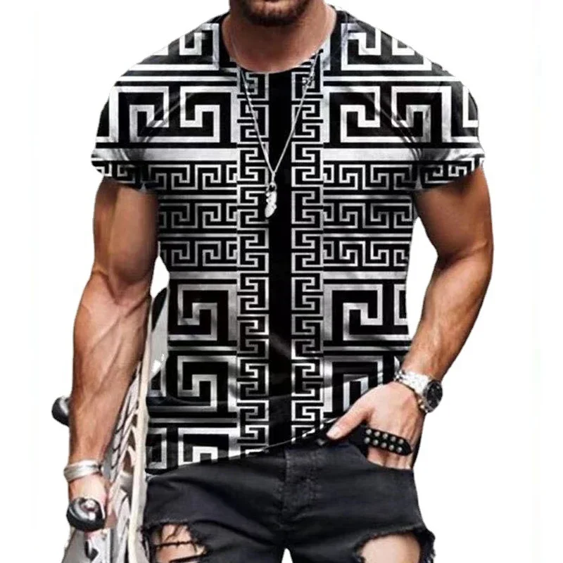 Summer grfiti 3D printed men's T-shirt street fashion trend round neck short sleeved top casual loose T-shirt men's clothing
Summer grfiti 3D printed men's T-shirt street fashion trend round neck short sleeved top casual loose T-shirt men's clothing