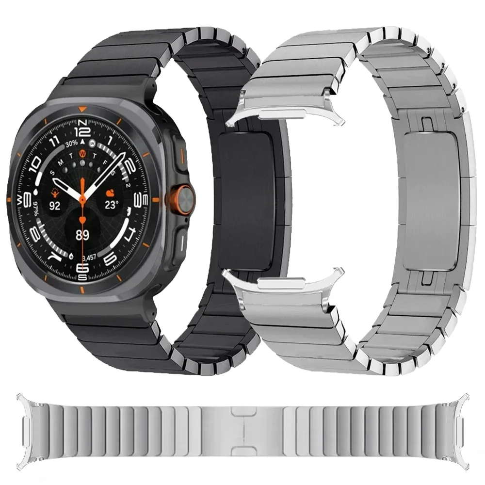 Металлический ремешок для Samsung Galaxy Watch Ultra 2025/Ultra 47 мм, ремень из нержавеющей стали, заменяет ремешок для часов Galaxy Watch Ultra Correa
Металлический ремешок для Samsung Galaxy Watch Ultra 2025/Ultra 47 мм, ремень из нержавеющей стали, заменяет ремешок для часов Galaxy Watch Ultra Correa