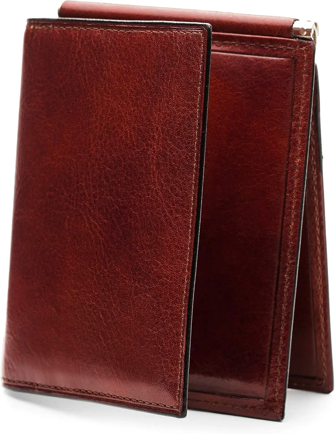 Men's Leather Money Clip Wallet with Card Case, Front Pocket Design, Dark Brown, Gift Packaging
Men's Leather Money Clip Wallet with Card Case, Front Pocket Design, Dark Brown, Gift Packaging