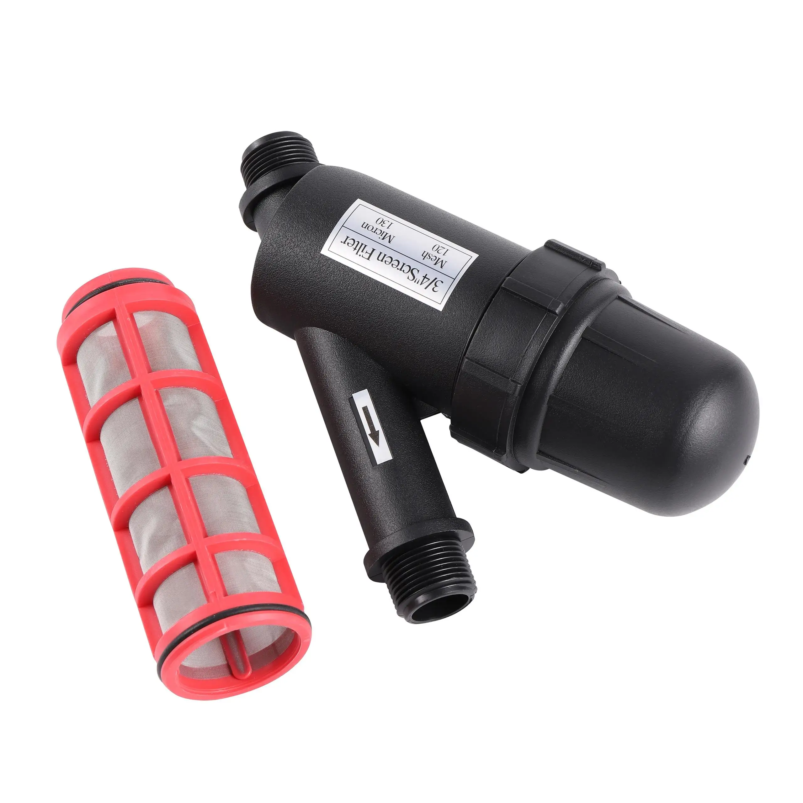 120 Mesh Stainless Steel Filter 3/4" Male Thread Screen Water Filter Garden Irrigation Misting Spray System Strainer Impurities
120 Mesh Stainless Steel Filter 3/4" Male Thread Screen Water Filter Garden Irrigation Misting Spray System Strainer Impurities