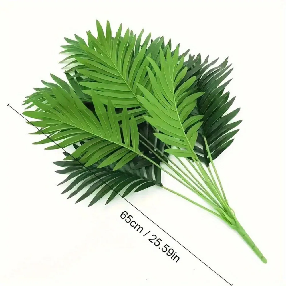 C5 12 Leaves 65cm Faux Palm Leaf Yard Home Decor Tropical Simulated Green Plants Plastic Artificial Palm Tree Faux Plant Garden
C5 12 Leaves 65cm Faux Palm Leaf Yard Home Decor Tropical Simulated Green Plants Plastic Artificial Palm Tree Faux Plant Garden