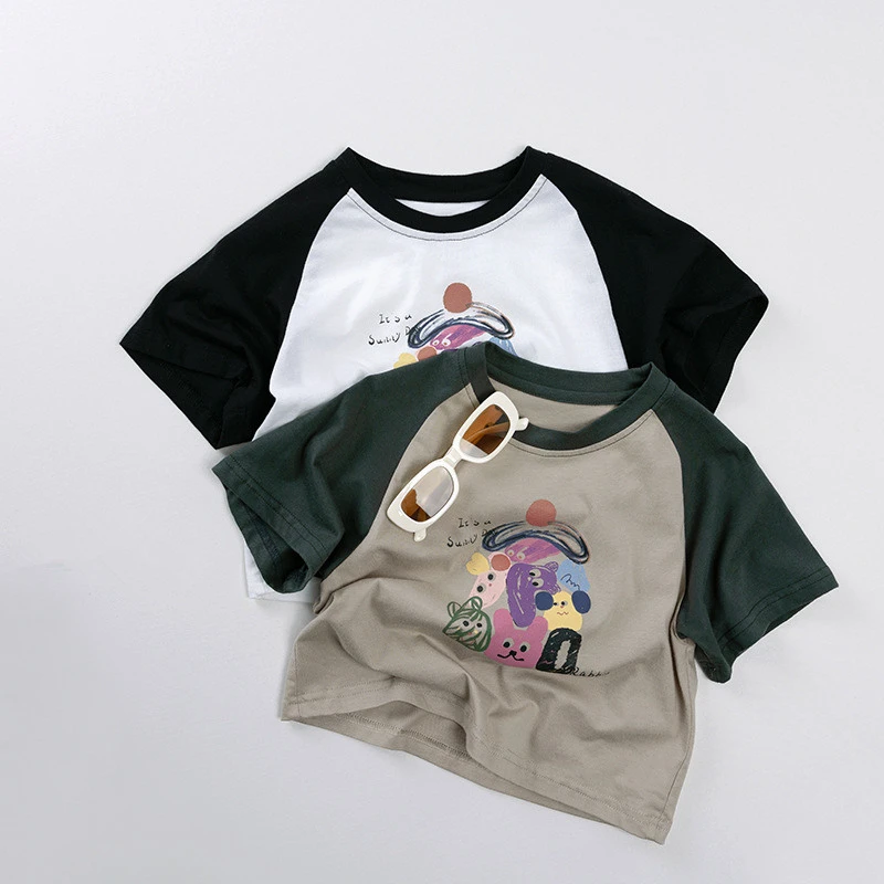 2025 Summer New Children Short Sleeve T Shirts Girls Cartoon Print Tops Kids Boys Cotton Casual T Shirt Cute Baby Tee Clothes
2025 Summer New Children Short Sleeve T Shirts Girls Cartoon Print Tops Kids Boys Cotton Casual T Shirt Cute Baby Tee Clothes