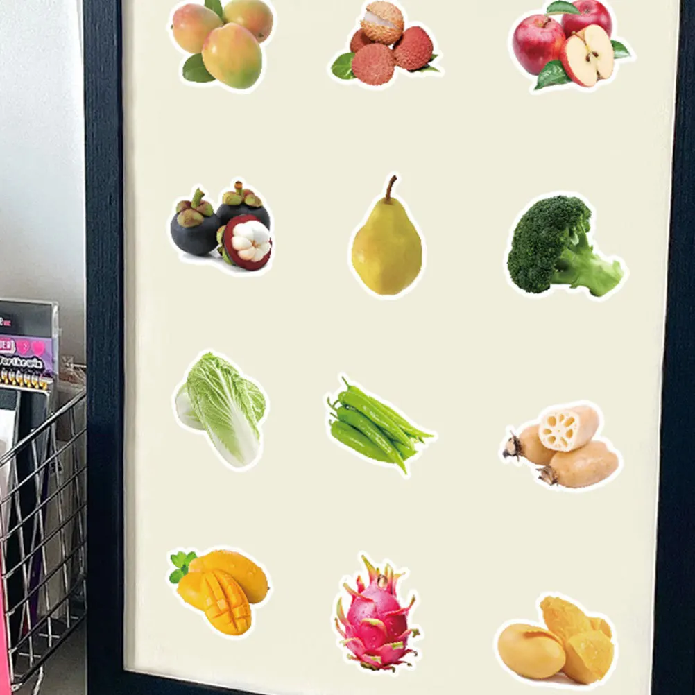 60pcs Waterproof Stickers Fruit Vegetable Cartoon Decals For Diy Scrapbooking Laptop Water Bottle Fridge Wall Decor Removable
60pcs Waterproof Stickers Fruit Vegetable Cartoon Decals For Diy Scrapbooking Laptop Water Bottle Fridge Wall Decor Removable