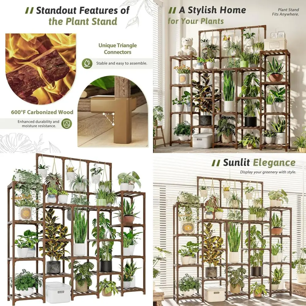 63 High-Capacity 14-Tier Plant Stand for Indoor and Outdoor Use, Suitable for Living Room, Garden, and Patio
63 High-Capacity 14-Tier Plant Stand for Indoor and Outdoor Use, Suitable for Living Room, Garden, and Patio