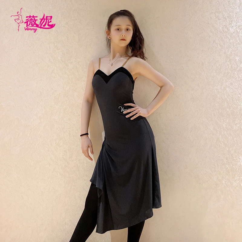 Vennystyle Latin Dance Dress Girls Spaghetti Strap Leotard with Open Back for Grading Exam & Practice Ballroom dance costumes
Vennystyle Latin Dance Dress Girls Spaghetti Strap Leotard with Open Back for Grading Exam & Practice Ballroom dance costumes