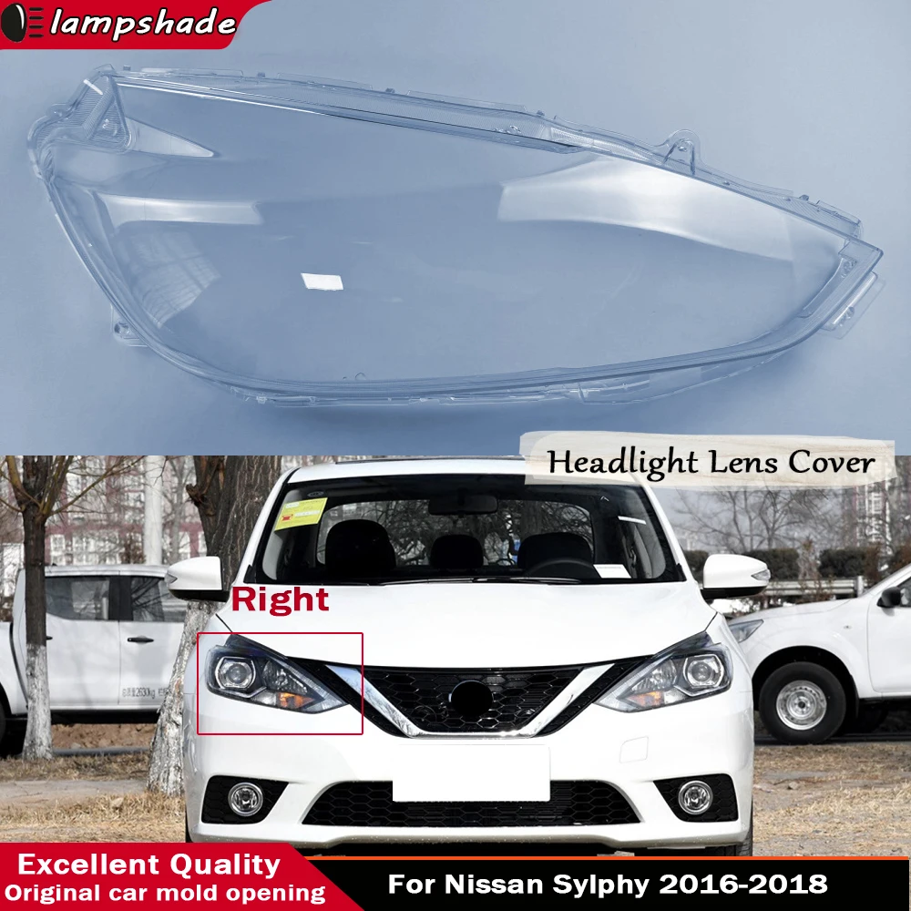 Headlights Cover Transparent Headlamp Shell Lens Replace Original Lampshade Plexiglass For Nissan Sylphy 2016 2017 2018
Headlights Cover Transparent Headlamp Shell Lens Replace Original Lampshade Plexiglass For Nissan Sylphy 2016 2017 2018