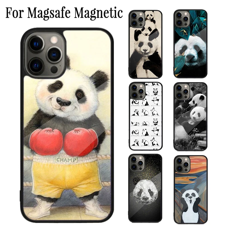 Модный Магнитный чехол для телефона с милой пандой, чехол для iPhone 16 15 14 Plus 13 12 Mini 11 Pro Max Magsafe, чехол с беспроводной зарядкой
Модный Магнитный чехол для телефона с милой пандой, чехол для iPhone 16 15 14 Plus 13 12 Mini 11 Pro Max Magsafe, чехол с беспроводной зарядкой