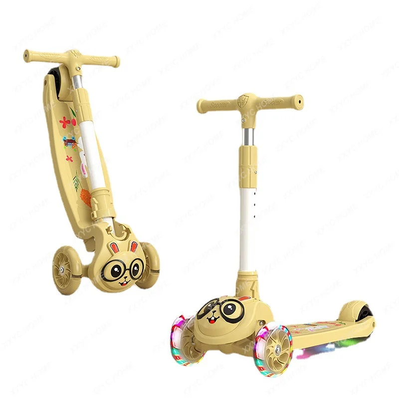 Bunny Children's Scooter Three-Wheel Luge 12-8 Years Old Music Foldable Flash Horse Running Light
Bunny Children's Scooter Three-Wheel Luge 12-8 Years Old Music Foldable Flash Horse Running Light