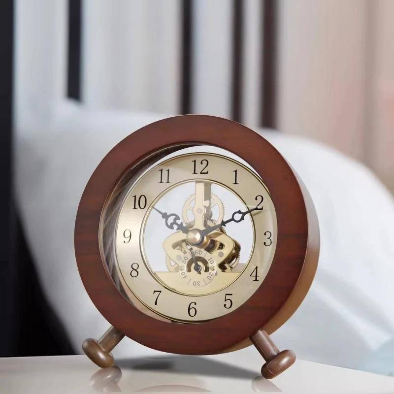 Simple Solid Wood Table Clock Fashionable Retro Modern Bedroom Table Clock French Style Home Deco Relogio De Mesa YS40CC
Simple Solid Wood Table Clock Fashionable Retro Modern Bedroom Table Clock French Style Home Deco Relogio De Mesa YS40CC
