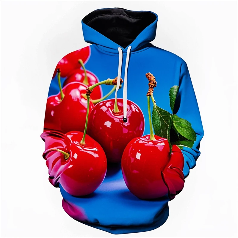 2024 Novelty 3D Fruit Cherry Graphic Hoodie Mens Clothing Women Fashion Personality 2000s Clothes Y2k Tops Kids Pullover Hoodies
2024 Novelty 3D Fruit Cherry Graphic Hoodie Mens Clothing Women Fashion Personality 2000s Clothes Y2k Tops Kids Pullover Hoodies