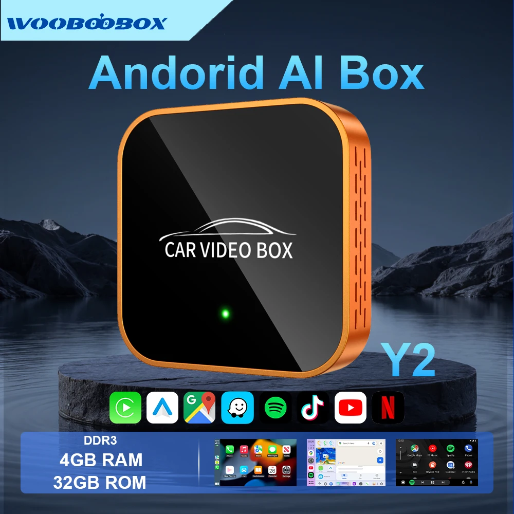 Android Auto CarPlay Car Video Box Wired to Wireless Play USB WIFI Adapter For Netflix Youtube Universal TV Box Y2 Wooboobox
Android Auto CarPlay Car Video Box Wired to Wireless Play USB WIFI Adapter For Netflix Youtube Universal TV Box Y2 Wooboobox