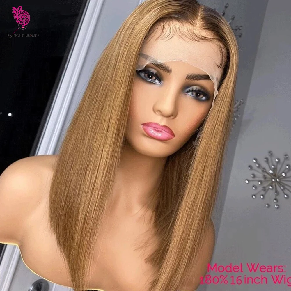 Hair Mannequin Brown Root Ombre Honey Blonde Short Bob Full Lace Human Hair 13x6 Transparent HD Lace Front Wigs for Black Women
Hair Mannequin Brown Root Ombre Honey Blonde Short Bob Full Lace Human Hair 13x6 Transparent HD Lace Front Wigs for Black Women