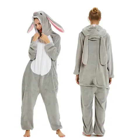 Panda Anime Cosplay disfraces niños viñetas de animales mono para adultos Halloween Navidad niñas niños con capucha mujeres pijamas Onesies