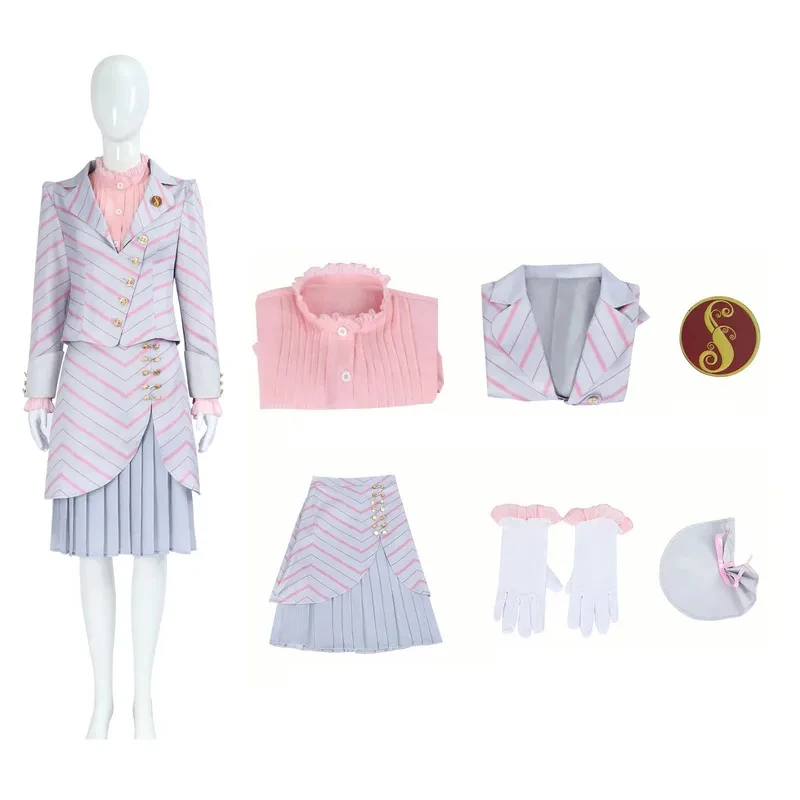 ❤2026★ Glinda Cosplay Costume Uniform Red Striped Coat Skirt Pink Shirt Halloween Party for Women Role Play Outfit❤
❤2026★ Glinda Cosplay Costume Uniform Red Striped Coat Skirt Pink Shirt Halloween Party for Women Role Play Outfit❤
