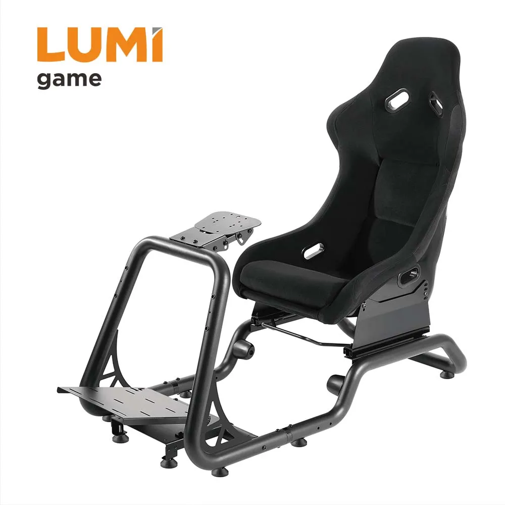 LRS02-BS Premium Racing Seat Simulator Cockpit Seat Manufacturer Racing Simulator Gaming Chair With Wheel Stand For Esport Setup
LRS02-BS Premium Racing Seat Simulator Cockpit Seat Manufacturer Racing Simulator Gaming Chair With Wheel Stand For Esport Setup