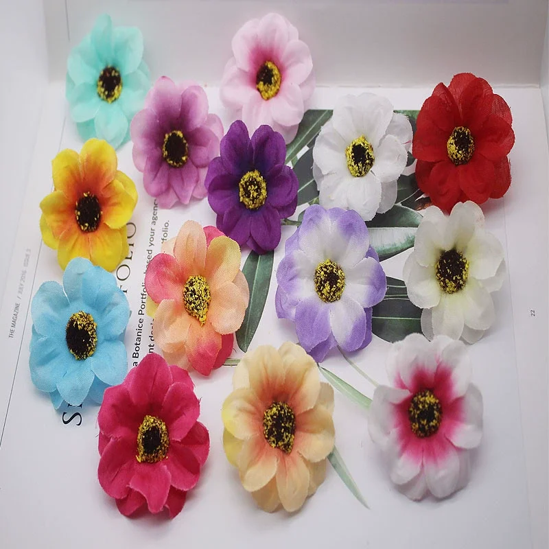 50Pcs Retro European Style Silk Chrysanthemum Artificial Daisy Flower Heads DIY Handmade Wreath Home Garden Wedding Accessories
50Pcs Retro European Style Silk Chrysanthemum Artificial Daisy Flower Heads DIY Handmade Wreath Home Garden Wedding Accessories