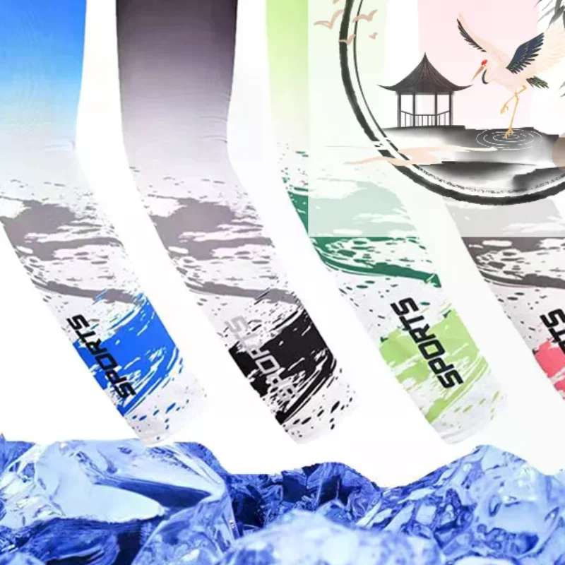 Рукав из ледяного шелка, солнцезащитный крем, манжеты, УФ-защита от солнца, рукава, противоскользящие мужские и женские длинные перчатки, крутой спортивный велосипедный козырек на открытом воздухе
Рукав из ледяного шелка, солнцезащитный крем, манжеты, УФ-защита от солнца, рукава, противоскользящие мужские и женские длинные перчатки, крутой спортивный велосипедный козырек на открытом воздухе