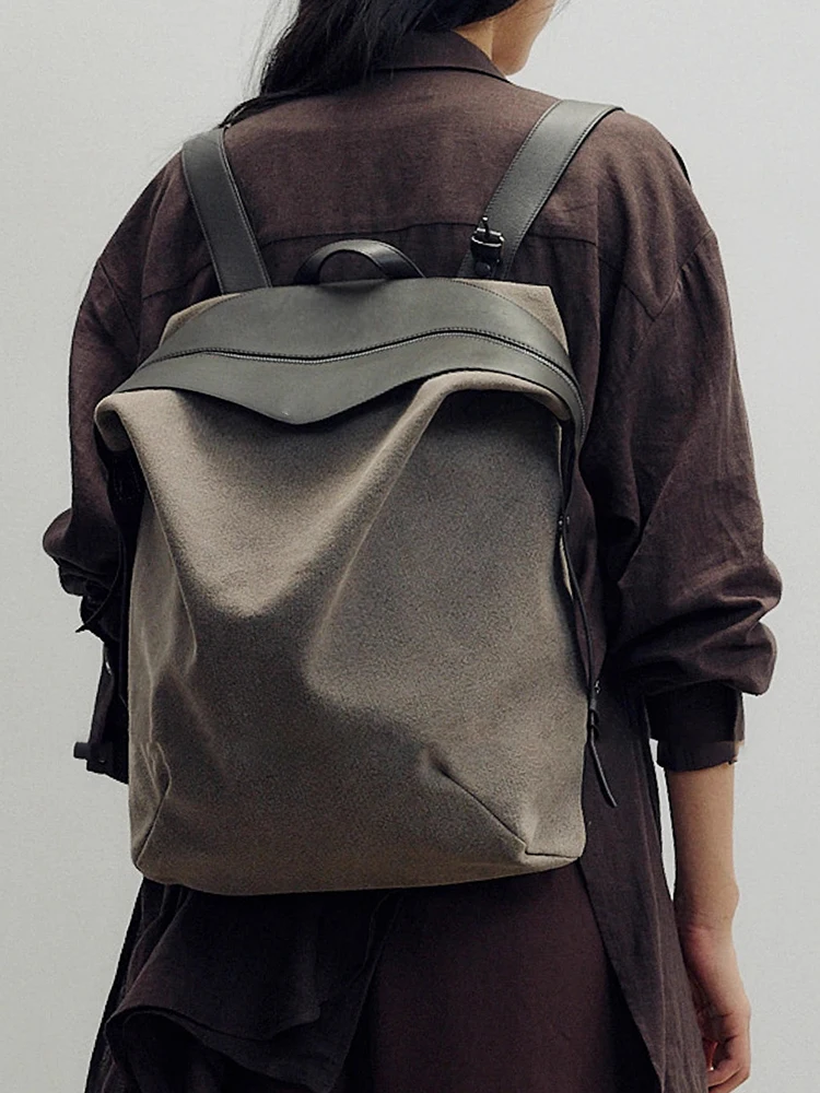 European And American Fashion Personalized Large Capacity Canvas Women's Bag Simple Casual Versatile Portable Backpack For Women
European And American Fashion Personalized Large Capacity Canvas Women's Bag Simple Casual Versatile Portable Backpack For Women