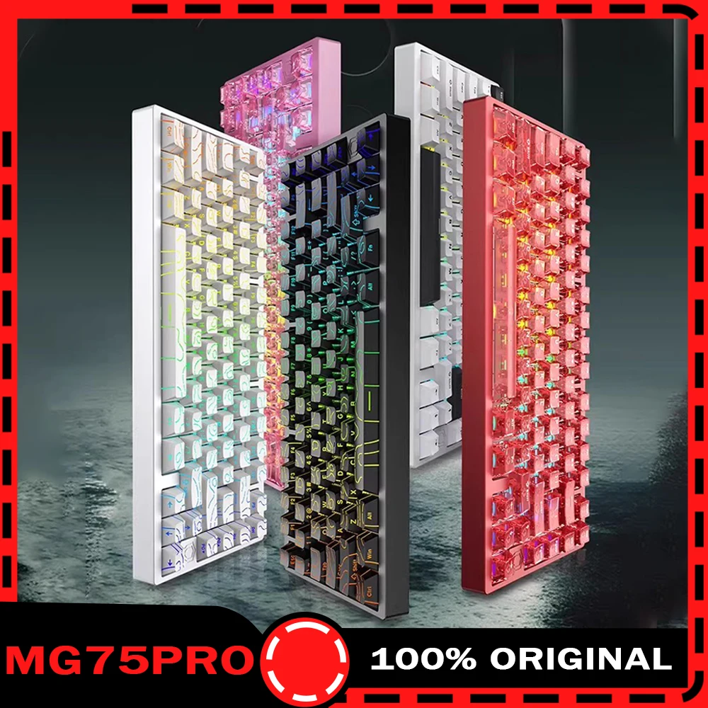 IROK MG75 PRO Mechanical Keyboard Magnetic Switch Hot Swap Aluminum RT0.005 RGB 81 Keys Custom Keyboard PC Gamer Accessory Gifts
IROK MG75 PRO Mechanical Keyboard Magnetic Switch Hot Swap Aluminum RT0.005 RGB 81 Keys Custom Keyboard PC Gamer Accessory Gifts