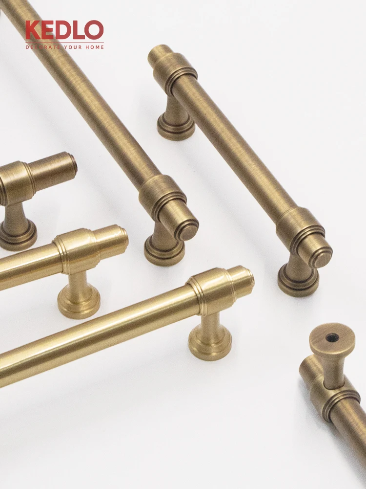 KEDLO Solid brass French antique brass long Pull kitchen cabinet door brushed brass gold handle antique bronze handle
KEDLO Solid brass French antique brass long Pull kitchen cabinet door brushed brass gold handle antique bronze handle