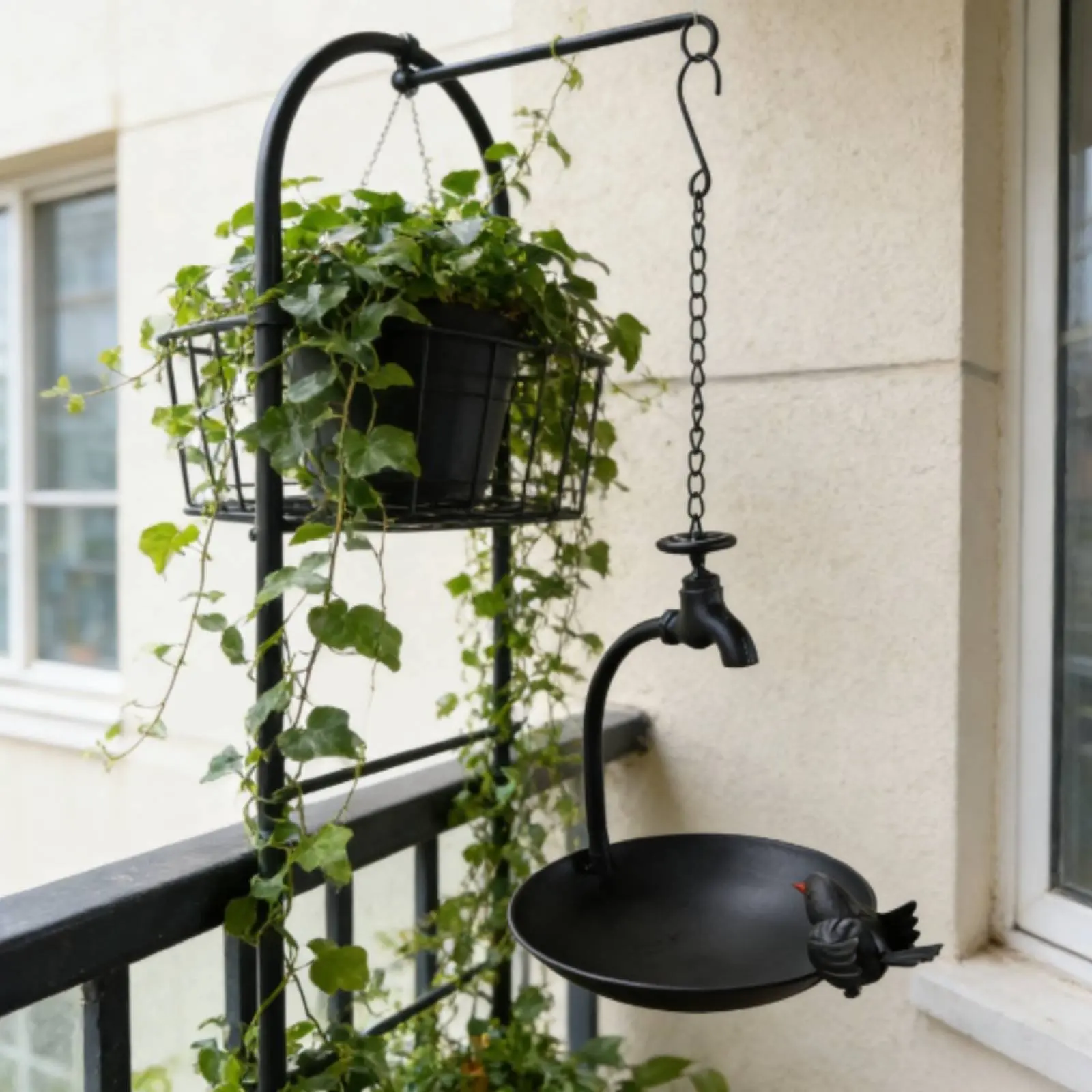 Faucet Bird Feeder Creative Design Iron Bird Bath Feeder Outdoor Decor Decorative Easy to Clean for Yard
Faucet Bird Feeder Creative Design Iron Bird Bath Feeder Outdoor Decor Decorative Easy to Clean for Yard