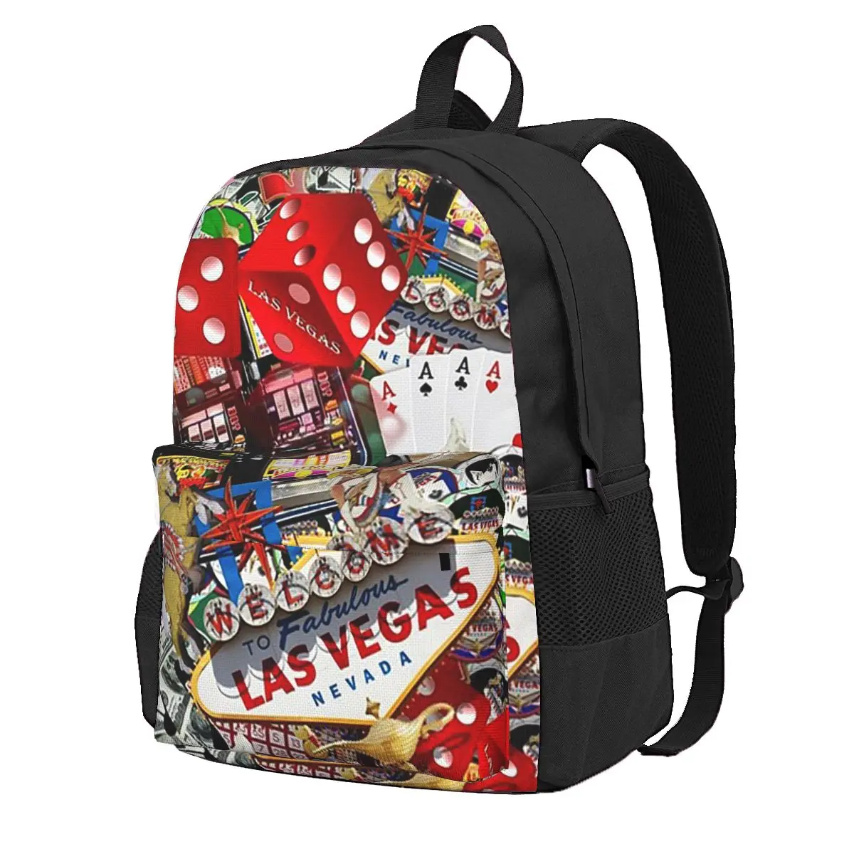 Gamblers Delight Las Vegas Icons Student Backpack School Bag Hiking Travel Daypack for Boys Girls Fashion Bookbag Shoulder Bags
Gamblers Delight Las Vegas Icons Student Backpack School Bag Hiking Travel Daypack for Boys Girls Fashion Bookbag Shoulder Bags