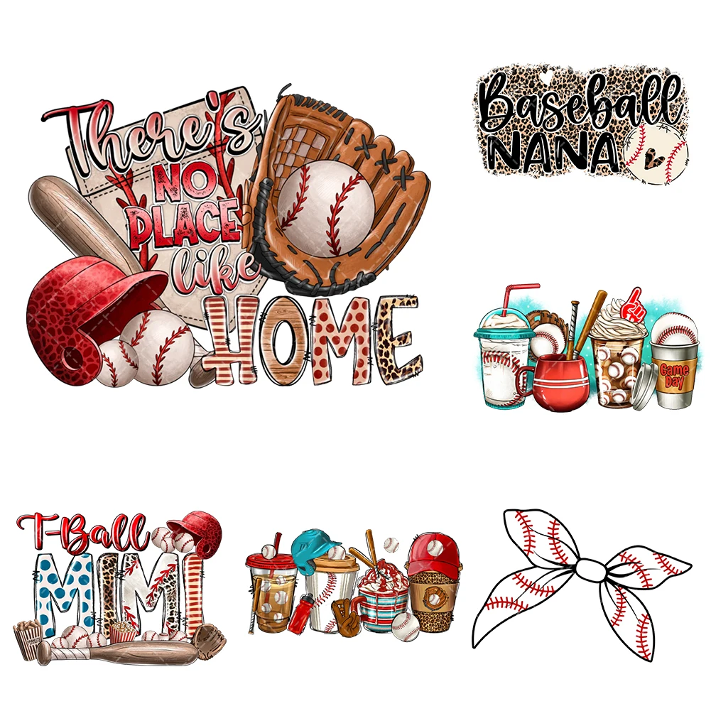 Sports Baseball Designs Heat Transfer Stickers Iron On Clothes Bags DTF Vinyl Thermal Appliques Washable DIY Patches
Sports Baseball Designs Heat Transfer Stickers Iron On Clothes Bags DTF Vinyl Thermal Appliques Washable DIY Patches
