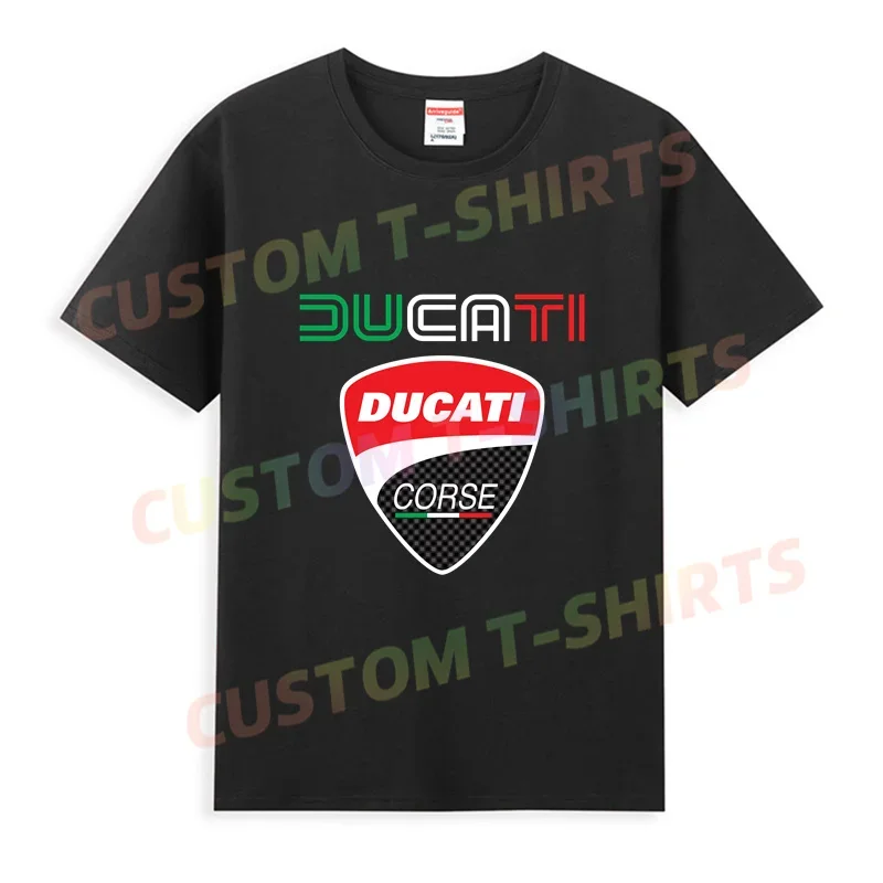 Men T Shirt Casual New Ducati Corse Logo T-shirt Graphic Oversized Sports Tops Breathable Comfortable Streetwear S-3XL
Men T Shirt Casual New Ducati Corse Logo T-shirt Graphic Oversized Sports Tops Breathable Comfortable Streetwear S-3XL