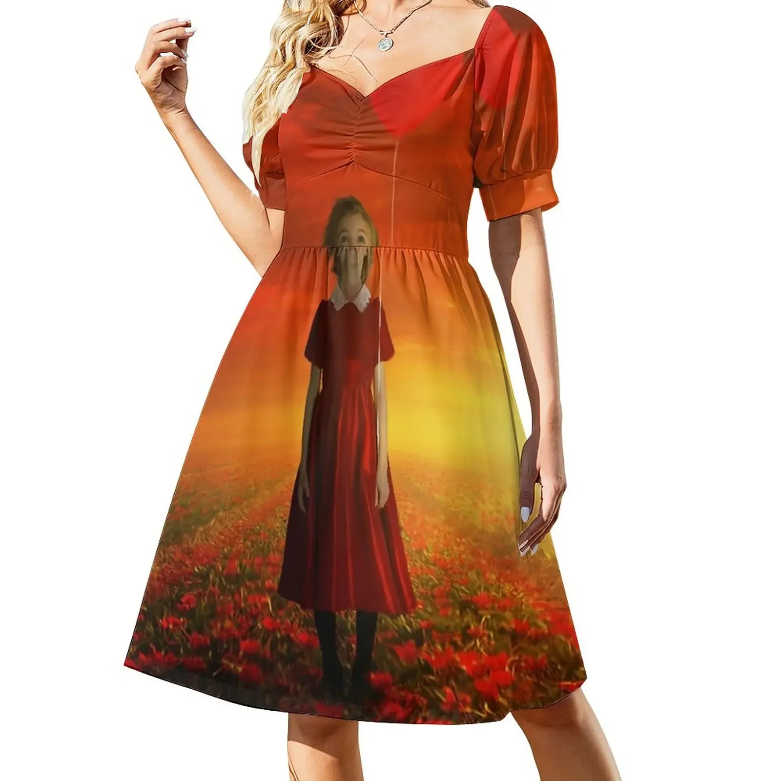 Red Short-Sleeved Dress Woman's evening dress women evening dress for women Clothing
Red Short-Sleeved Dress Woman's evening dress women evening dress for women Clothing