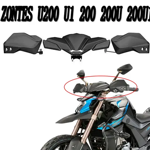 For ZONTES U200 U1 200 200U 200U1 U U1 200 Hand Guard MotorcycleHand Guard Windshield