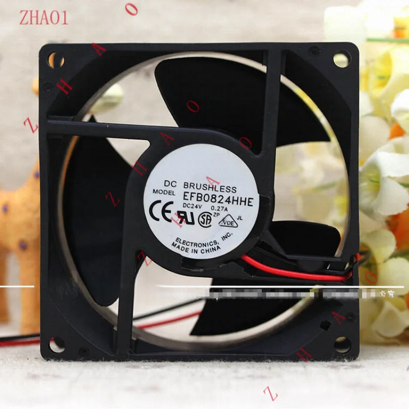 Z 1pcs for DELTA EFB0824HHE 24V 0.27A 8CM 8038 Inverter Ball Cooling Fan
Z 1pcs for DELTA EFB0824HHE 24V 0.27A 8CM 8038 Inverter Ball Cooling Fan