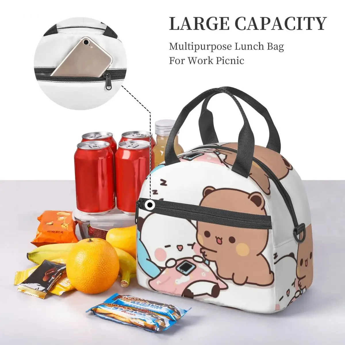 Goma Bubu Dudu Balloon Lunch Bags Insulated Bento Box Portable Lunch Tote Picnic Bags Thermal Bag for Woman Travel
Goma Bubu Dudu Balloon Lunch Bags Insulated Bento Box Portable Lunch Tote Picnic Bags Thermal Bag for Woman Travel